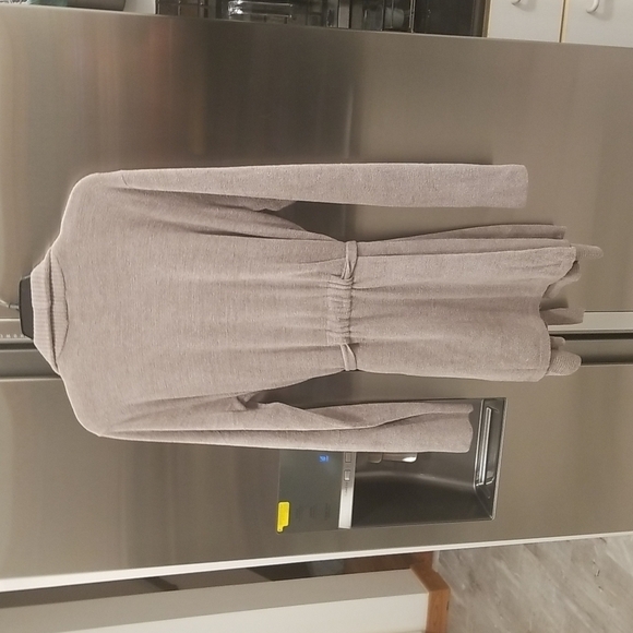 💕BAREFOOT DREAMS💕 CozyChic Drape Rib Cardigan Ultra Lite Beach Rock XL - Picture 11 of 15